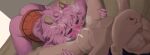 1boy 1girl ashido_mina ass black_eyes boku_no_hero_academia cheerleader colored_skin cum cum_in_mouth deepthroat ejaculation fellatio irrumatio mineta_minoru oral pink_skin sex spread_legs tagme wjs07