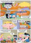 2_girls arnold_shortman blush blush couch girls_kissing glasses helga_pataki hey_arnold! kissing kissing phoebe_heyerdahl svscomics vcp vercomicsporno wet_pants