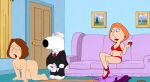 ass before_sex breasts brian_griffin erect_nipples erect_penis family_guy glasses lois_griffin meg_griffin nude ready_to_fuck thighs 