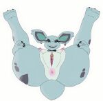 1girl big_ass big_breasts blue_skin cute earrings goth_girl gothic lace_(hirurux) long_ears nidorina nipple_piercing pierced_clitoris posing ragnarakk seductive sexy spread_legs tail thick thick_ass thick_legs