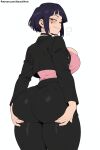  ai_generated ass_grab back_view backboob bare_thighs big_ass big_ass big_breasts big_breasts black_eyes black_hair boku_no_hero_academia fat_ass gigantic_ass grin huge_breasts huge_thighs jirou_kyouka kawaiiarts light-skinned_female light_skin looking_back massive_ass my_hero_academia short_hair solo_female squatting sweat sweatdrop thick_body thick_female thick_thighs thighs voluptuous voluptuous_female 