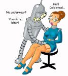 bender_bending_rodriguez futurama morgan_proctor stockings white_background