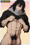 ai_art ai_generated anime anime_character anime_screencap anime_style bara big_ass big_balls big_muscles big_penis gay_domination gay_male muscle muscular muscular_male yaoi yaoi