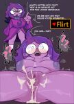  1girl 2026 ?? absurd_res after_sex annoyed anus ass before_and_after before_sex big_breasts black_eyes blush blush_lines bottomless bottomless_female breasts cum cum_in_pussy cum_inside deltarune deltarune_chapter_5 dialogue dress_shirt english_text female_focus freckles freckles_on_breasts freckles_on_face freckles_on_thighs gameplay_mechanics glasses heavy_breathing high_res medium_hair motion_lines nerd nerdy_female nipples nude nude_female od-dan open_mouth purple_hair purple_nipples purple_skin pussy seth_(deltarune) steam surprised sweatdrops talking_to_viewer text tie undertale_(series) 