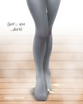  1girl after_sex artist_name barefoot colored_skin commentary cum cum_drip dc_comics english_commentary english_text female grey_skin high_res nachtmahr out_of_frame raven_(dc) solo steam teen_titans toes 