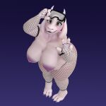 1girl 3d aquablaze blender blender_cycles female goat nipples nude solo toriel undertale undertale_(series)