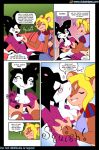  big_breasts blush breast_fondling breast_grab breasts cheerleader cleavage clubstripes comic daria_mcgrain female fondling furry goth humor jenny_(clubstripes) rachel_(clubstripes) rodent skunk squirrel welcome_freshmen yuri 