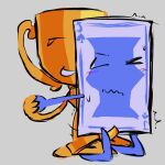  2boys blush inanimate_insanity jack_(ii) object_shows riding sweat tagme tentacle trophy_(ii) xaruu yaoi 