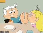 kissing lh lincoln_loud lola_loud loud_house male_feet ms10 ms10_(artist) the_loud_house tlh