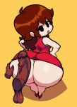 1girl 1girl 1girls about_to_pound_the_fuck_outta_em accurate_art_style ass ass ass_bigger_than_head ass_focus ass_out auburn_hair back back_view big_ass big_ass black_cock black_eyes bottomless bubble_ass bubble_butt cheating cheating_(relationship) cheating_female cheating_girlfriend clothed cute cute_and_sexy cute_female cyanu dark-skinned_male dark_skin digital_art digital_drawing digital_drawing_(artwork) disembodied_penis dress edit edited edited_art fat_ass female_only friday_night_funkin girlfriend_(fnf) girlfriend_(friday_night_funkin) high_heels imminent_cheating imminent_netorare imminent_ntr imminent_sex looking_at_viewer looking_back mob_face netorare newgrounds no_panties no_underwear ntr open_mouth oversized_ass oversized_butt penis plapbait red_dress simple_background solo_female tagme underass white_skin yellow_background