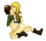 astrid_hofferson blonde_hair bottomless breasts cowgirl_position erect_nipples girl_on_top hiccup hiccup_(httyd) hiccup_horrendous_haddock_iii how_to_train_your_dragon kissing nipples ruffnut sex