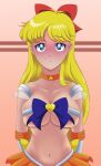 1girl adult_swim alluring big_breasts bishoujo_senshi_sailor_moon bishoujo_senshi_sailor_moon_r bishoujo_senshi_sailor_moon_r_the_movie bishoujo_senshi_sailor_moon_s bishoujo_senshi_sailor_moon_s_the_movie bishoujo_senshi_sailor_moon_supers bishoujo_senshi_sailor_moon_supers_the_movie blue_eyes bowtie cleavage joxercoleturner minako_aino skirt solo toei_animation toonami viz_media