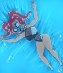 1girl asphyxia drowning female nintendo octoling octoling_girl peril solo splatoon underwater underwater_peril uwliz water_torture