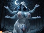 1futa 1girl ai_generated alternate_breast_size big_ass big_breasts big_breasts blue_eyes blue_hair blue_skin breasts colored_skin crescent_moon curvy dress elden_ring erect_nipples extra_arms fat_ass fromsoftware futanari hat heavy_balls heavy_breasts huge_ass huge_balls huge_breasts huge_cock huge_penis huge_testicles large_ass moon nipples nsfwgens one_eye_closed patreon patreon_logo penis ranni_the_witch see-through testicle thick thick_ass thick_thighs veiny_penis voluptuous voluptuous_futa wet wide_hips witch_hat