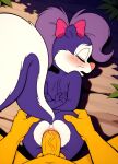 1boy 1girl ai-generated ai_assisted ai_generated anal_penetration anal_sex arms_behind_back ass_grab auuiiagp3 blush closed_eyes creatures_(company) fifi_la_fume first_person_view fluffy_tail furry furry_female furry_male game_freak hypno looney_tunes nintendo on_ground on_heat pokemon_(anime) pov_male purple_fur ribbon sex_from_behind sleep_sex torso_grab two_tone_fur veiny_penis warner_brothers yellow_fur yiff