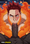 ai_art ai_generated anime anime_character anime_screencap anime_style bara big_ass big_balls big_muscles big_penis gay_domination gay_male muscle muscular muscular_male yaoi yaoi