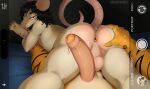 anthro anus aroused backsack balls barefoot bedroom erection foot_lick foot_licking furry indoors inside licking_foot male/male male_feet male_foot_fetish naughtyborzoi nud penis phone phone_camera phone_screen precum toe_ring twink yaoi