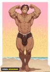 ai_art ai_generated anime anime_character anime_screencap anime_style bara big_ass big_balls big_muscles big_penis gay_domination gay_male muscle muscular muscular_male yaoi yaoi
