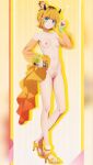  average_breasts cute mem-cho nude nude_female nude_filter oshi_no_ko pussy uncensored yellow_hair 