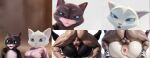  2_girls 2boys age_difference ahegao ai_generated anus balls bare_ass bare_legs beauty_mark bed big_anus big_ass big_balls blue_eyes bubble_butt cat cheating dark-skinned_male defeated defeated_heroine domestic_cat donut_anus dreamworks dubious_consent dulcinea ecstasy embarassed fat_male feline femsub fluffy_tail human indoors instant_loss_2koma intense_pleasure intense_sex interspecies kitty_softpaws laying_down legs_up looking_at_viewer lying_on_back lying_on_bed male_on_top mammal mating_press mouth_open muscular_male netflix obese_male pink_anus pleasure_face puffy_anus puss_in_boots_(dreamworks) puss_in_boots_the_last_wish pussy realistic rolling_eyes round_ass sex sexual_intercourse sheets shrek_(series) smooth_fur sneakers stockings the_adventures_of_puss_in_boots vaginal_penetration vaginal_sex white_fur 