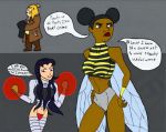 blackfire bumblebee comic control_freak dc dcau panties teen_titans wings