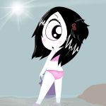  beach bikini blush cyclops iris_(ruby_gloom) ruby_gloom thegalen 