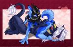  69_position anthro anthro_only captain_chlamydia furry ganador_(character) jen_seng_(artist) original pussylicking saliva spunky_(character) 