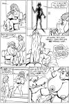  bathroom boy_scout comic fellatio furry karno monochrome oral toilet 