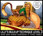  absurd_res ass big_ass big_breasts blonde_hair bottomless breasts curvy erect_nipples feline female furry giant_breasts hair highres hyper kneeling lilly_(shonuff) motivational_poster nipple original plump shonuff shonuff44 solo tiger wide_hips 