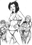 anna_marie ass beast_(x-men) bikini breasts cameltoe cyclops_(x-men) genderswap hank_mccoy jean_grey kurt_wagner marvel monochrome mystique nightcrawler raven_darkholme rogue rule_63 scott_summers small_breasts spread_legs unknown_artist wolverine_(x-men) x-men x-men_evolution