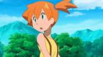 1_girl 1girl animated ass audio breasts edit female female_human female_only human kasumi_(pokemon) misty orange_hair outdoor outside pokemon removing_clothes solo sound undressing webm