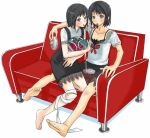  2_girls 2girls amakura_mayu amakura_mio fatal_frame fatal_frame_2 incest mayu_amakura mio_amakura moketto multiple_girls sisters yuri 