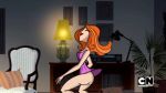 animated ass bottomless dancing gif kimmy_meisner orange_hair sym-bionic_titan uncensored