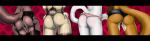  ass ass_focus furry garter_belt kosmikophobia lineup original original_character original_characters panties_only rabbit_tail tails take_your_pick 