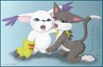 animaniacs asthexiancal cat digimon furry gatomon grey_fur rita rita_and_runt_(series)