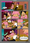  amy_wong comic downtime_(comic) futurama mr._elo stripped_by_other turanga_leela 