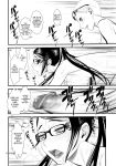 bayonetta bayonetta_(character) bouncing_breasts breasts comic doggystyle erection from_behind futanari huge_breasts intersex jeanne jeanne_(bayonetta) kouin_n monochrome nude penis tororo_konbu vaginal