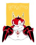  boots character_name crown demon_girl hekapoo horns long_boots long_hair looking_at_viewer nipples nude nude_female ocaworld pink_nipples pussy_spread red_hair redhead spread_pussy star_vs_the_forces_of_evil yellow_eyes 