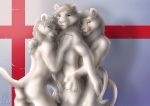  2010 anus ass england feline flag gay lion male penis sheath testicles tongue zen zen_(artist) 