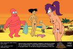  amy_wong dr._zoidberg futurama hubert_j_farnsworth mole_(artist) mole_fakes turanga_leela zoidberg 