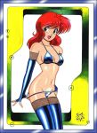 bubblegum_crisis james_bender looking_at_viewer nene_romanova red_hair stockings