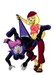 archangemon ass brandy_and_mr._whiskers brandy_harrington dc_comics disney jinx pantyhose teen_titans wedgie