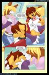  canine clubstripes comic dog equine furry gay gideon horse kissing male rusty_(clubstripes) summer_crammin&#039;! troy_(clubstripes) 