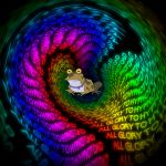  1:1_aspect_ratio animated black_background character_name english_text gif hypnotoad rainbow_pattern simple_background text toad_(species) 