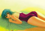 1girl ass hentai highres kobayashi_yuji kobayashi_yuuji neon_genesis_evangelion one-piece one-piece_swimsuit rei_ayanami solo swimsuit