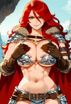 1girl ai_generated marvel red_hair red_sonja red_sonja_(comics)