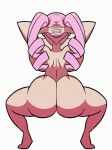 1girl 1girl 1girls ass barefoot big_ass completely_nude completely_nude_female female_only full_body gif naked_female nude nude nude_female one_piece pale_skin perona planz34 solo_female twerking