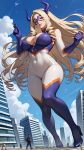 ai_generated city giantess mount_lady my_hero_academia yuu_takeyama