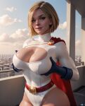 1girl 1girl 3d ai_generated ass blonde_hair curvy dat_ass eteeming fat_ass female_only holding_breasts kara_zor-l nude nude power_girl thicc thick_thighs thicker_than_a_bowl_of_oatmeal