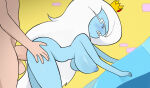 1boy1girl accurate_art_style adventure_time doggy_position finn_the_human fucked_from_behind ice_queen ice_queen_(adventure_time) newguy1091 partial_male